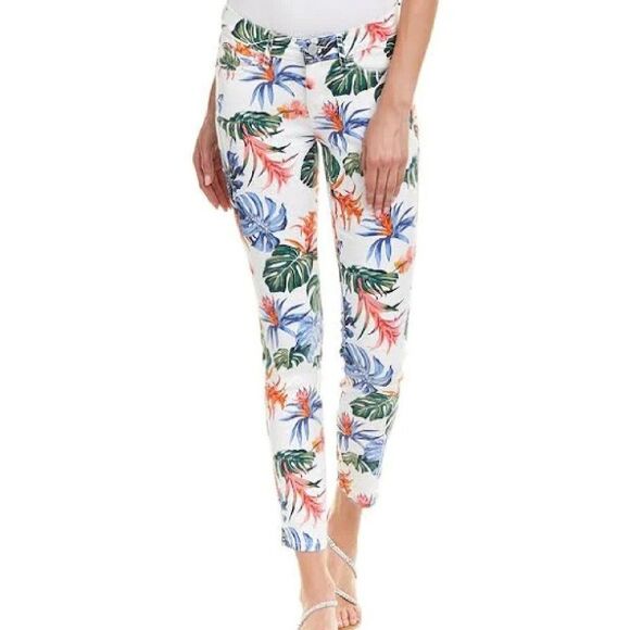 TOMMY BAHAMA Jeans, 33, Skinny Ankle, Floral/Bogart Blooms Print, Zip, Pockets - Picture 14 of 14